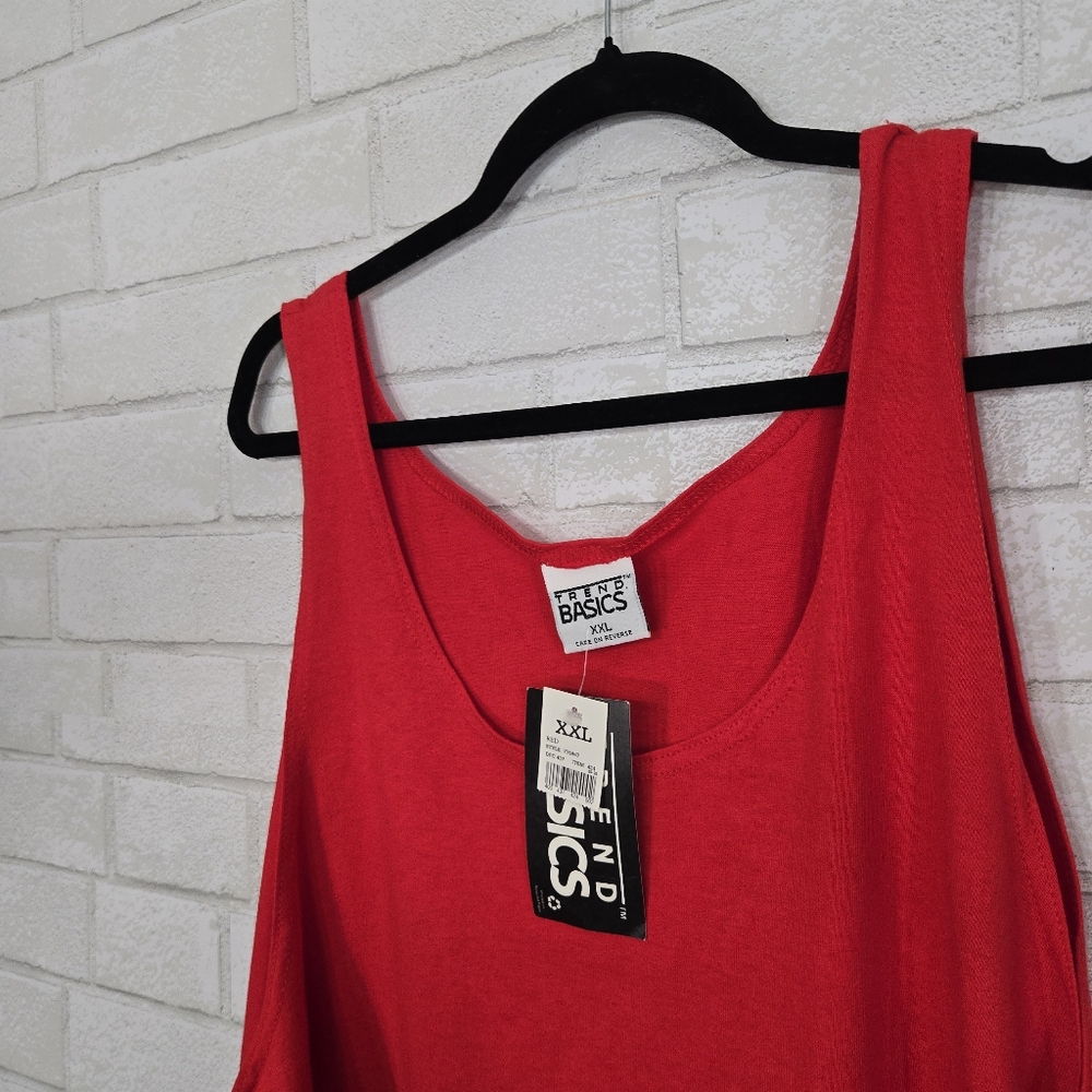 Vintage Trend Basics NWT red tank - Picture 6 of 10